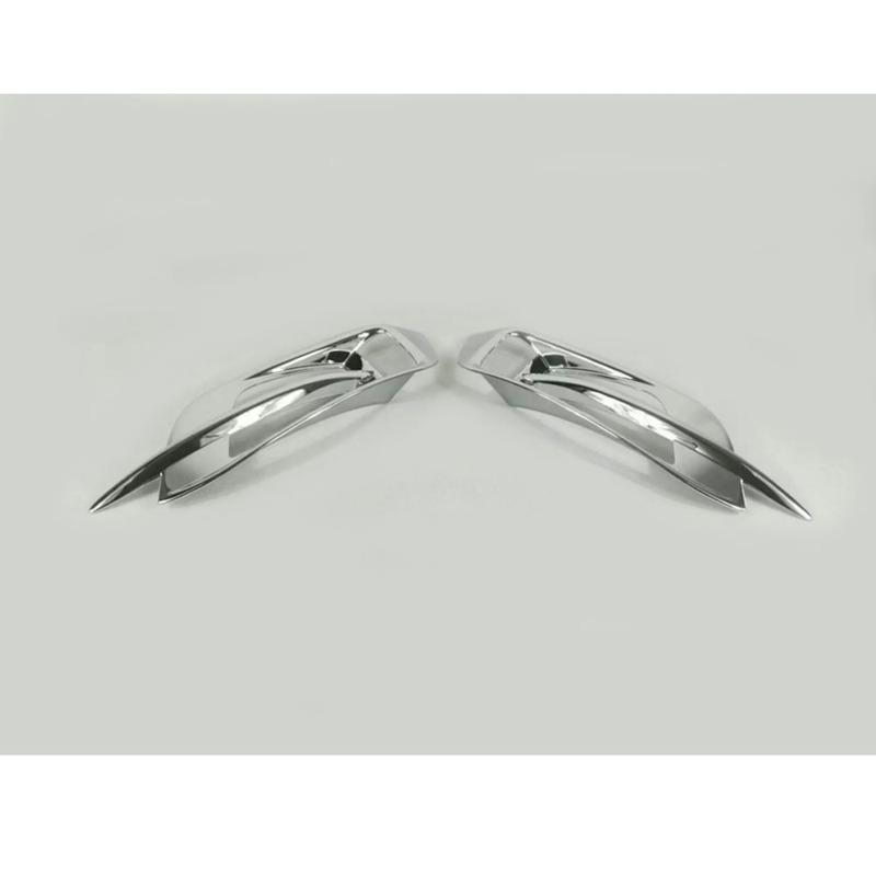 Car Body Detector ABS Chrome Trim Back Tail Rear Fog Light Lamp Frame Stick For Honda Civic 10th 2016 2017 2018