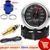 52MM Water Temperature Gauge 40-140 Celsius Car Water Temp Joint Pipe Sensor Adapter 1/8NPT Temperature Indicator for Car