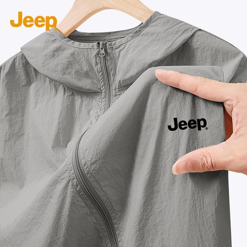 JEEP Men s Lightweight Outdoor Quick-Dry Sun Protection Jacket L
