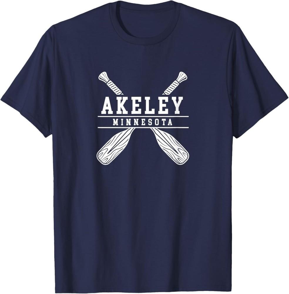 

Akeley Minnesota Lake Paddle Outdoor Nature Design TShirt Unisex T-Shirt S