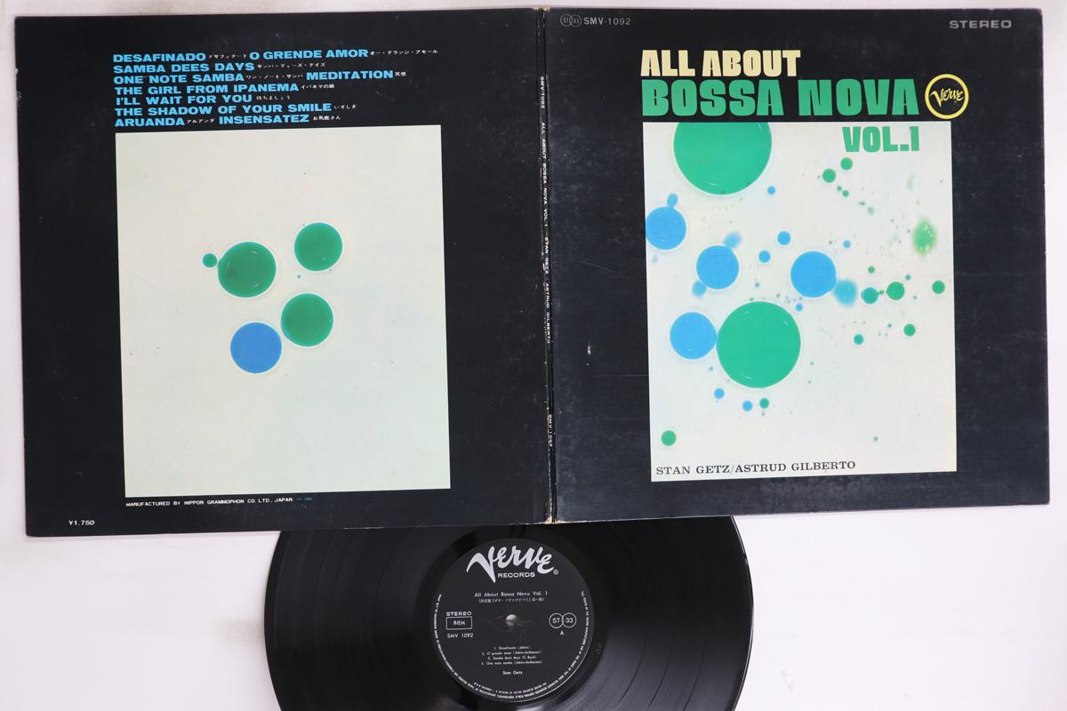 

LP Record STAN GETZ, ASTRUD GILBERTO - All About Bossa Nova Vol. 1 SMV1092 VERVE Japan Jazz Used