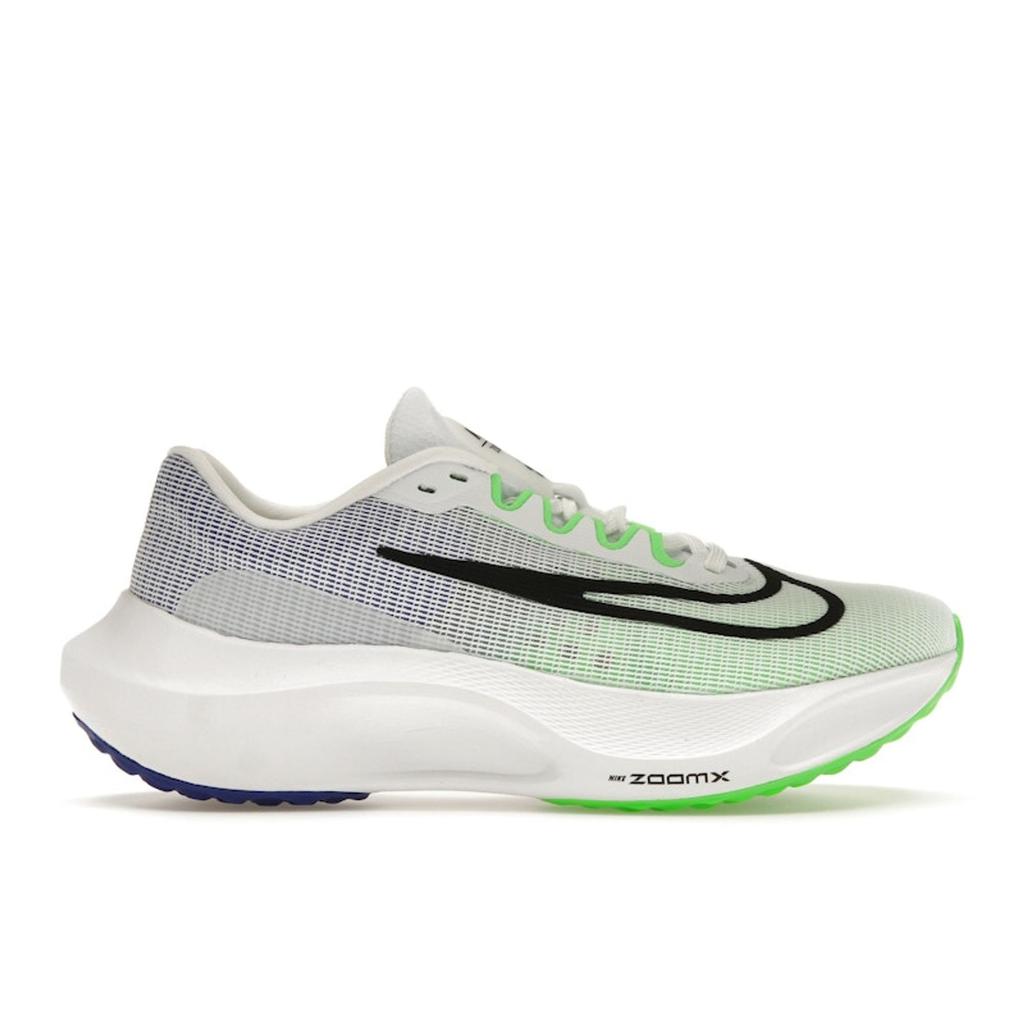 Nike Zoom Fly 5 White Green Strike Blue Men Sneakers Racer-Blue Black DM8968-101