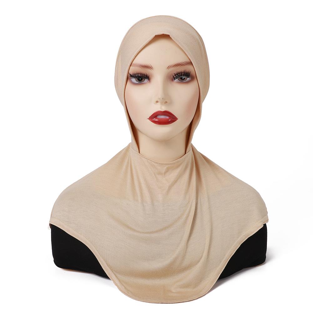 20252025 new headscarf, modal cotton strap elastic bottom hat, scarf