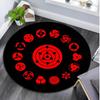 Naruto Circular Rug Office Decorative Carpet For Living Room Bedroom Door Mat Floor Carpet Computer Chair Area Rug