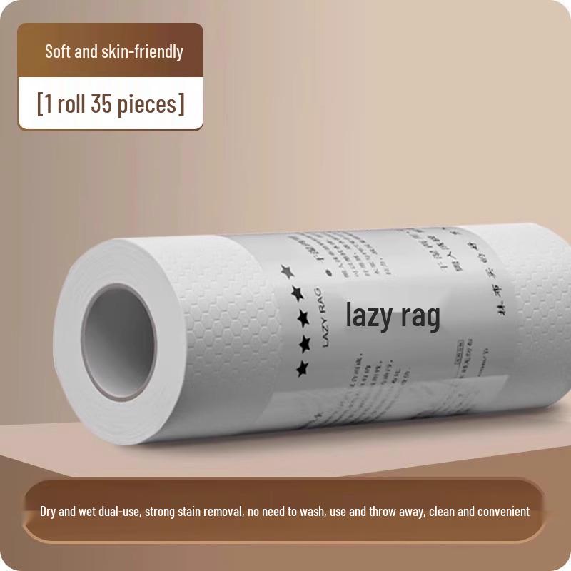 

Универсальные утолщенные кухонные бумажные полотенца: Влажные и сухие одноразовые чистящие салфетки