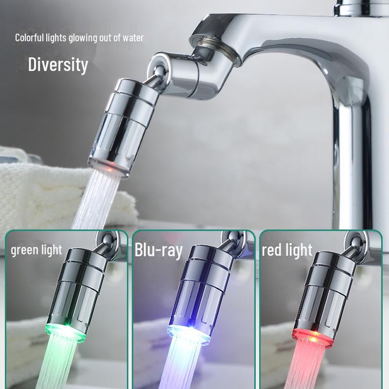 Otočná LED baterie pro umyvadla s otočením o 360°/720°