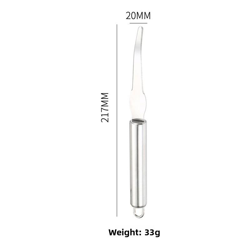 

Нож для удаления мякоти апельсина и помело - Инструмент для удаления мякоти фруктов для домашнего использования - Очиститель для пупочного апельсина round steel handle