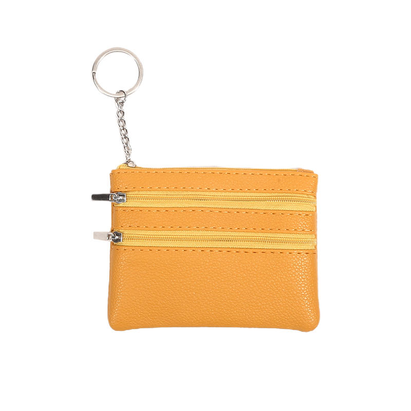 Women's Small Change Money Bags Pocket Wallets Key Holder Case Mini Functional Pouch Zipper Card Wallet Coin Purses