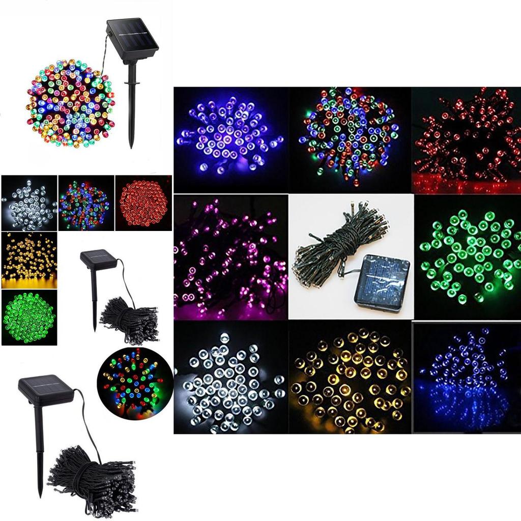 Radiant Solar Powered Led String Fairy Lights For Outdoor Christmas And Party Dcor
