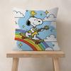 Art Cartoon SSnoopys Pillow Cover Sofa Cushion Cover Home Room Decoration Children Gift