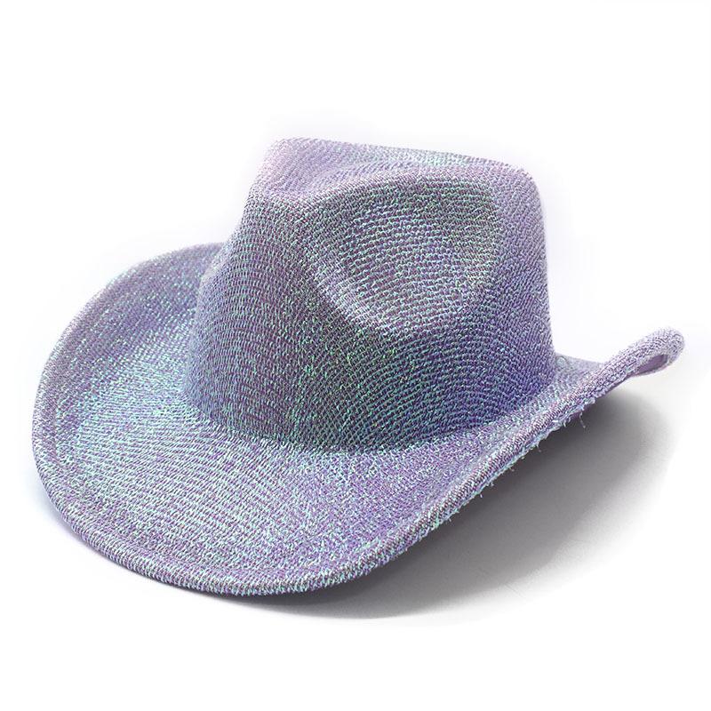 Western Cowboy Hat Male And Female Minority Style Stage Jazz Hat Big-Brimmed Top Hat