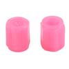 4Pcs Tire Valve Dark Fluorescent Luminous New Pink