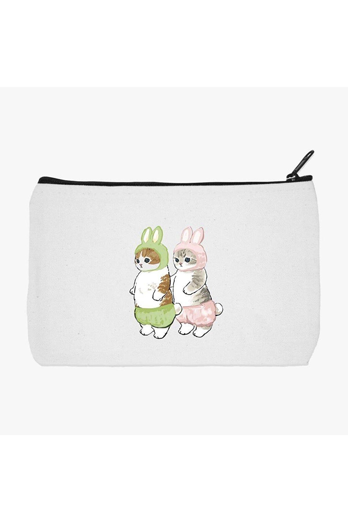 

Подставка для карандашей с принтом Rabbit Cats