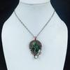 Copper Malachite Jewelry, 999 Copper Wire Wrapped Pendant Handmade Gemstone Jewelry, Gifts For Wife Brand New Pendant