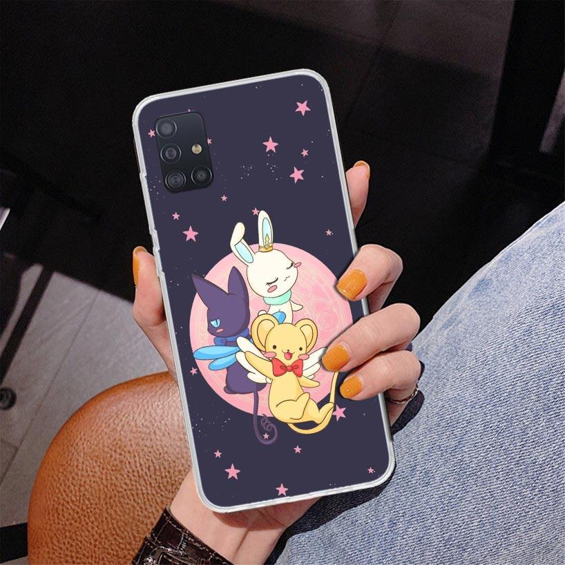 Cardcaptor Sakura Cute Magical Girl Phone Case For Samsung Galaxy A52 A32 A22 A12 A51 A31 A50S A30S A20S A10S Note 20 Ultra 10 P