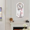 European Style Pattern Wall Hanging Clock Distinctive Home Living Bar Office Ornament