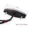 12V Universal 15 LED Motorcycle Rear Tail Light Brake Stop Running Tail Light ATV Dirt Bike (B)