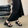 Summer Platform Wedges Heel Women Slippers Outdoor Open Toe Dress Ladies Height Increase Slides Shoes