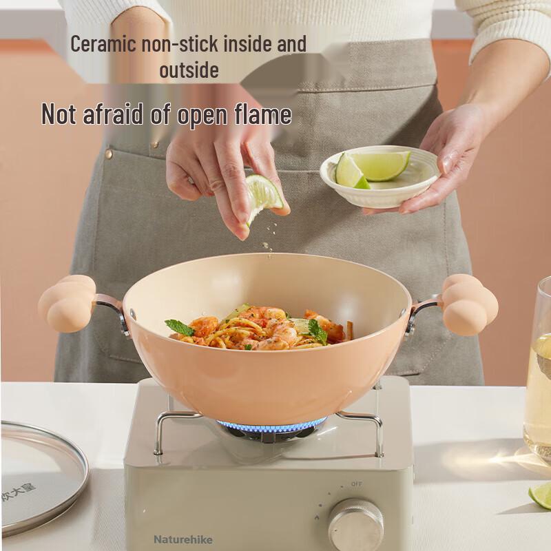 COOKER KING 20cm Stainless Steel Non-stick Wok