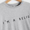 European and American Delight Long Sleeve Round Neck Hoodie 