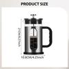 1000ml French Maker for Coffee, Kitchen, Camping, Home Or Office