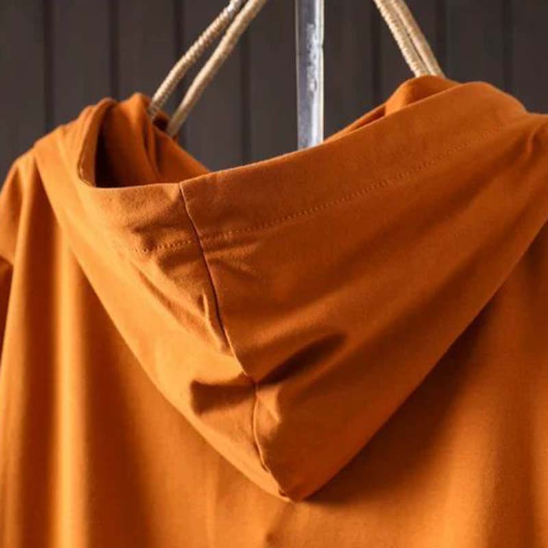 Sudadera para Mujer Algodón Oversize con Capucha Gruesa Suelta Casual Jersey Manga Larga Top Sudadera