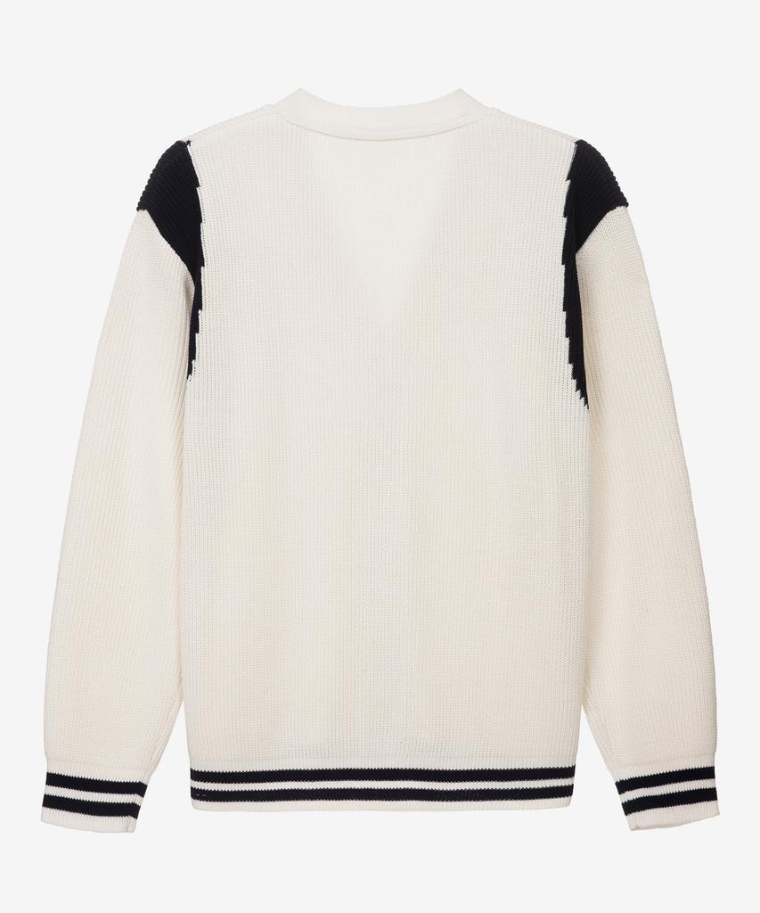 Mindbridge Contrast Semi-Oversized Cardigan - 2 Colors Mycd2101