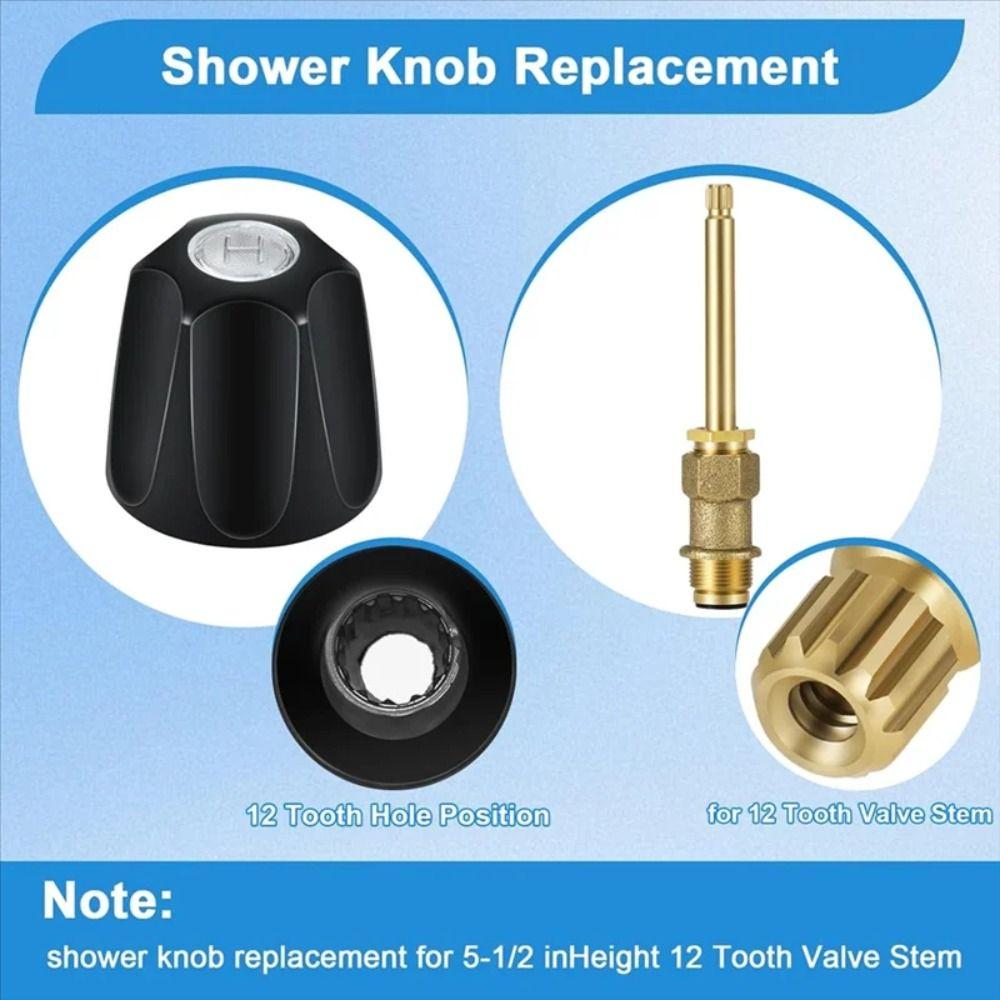 Sturdy Shower Knob Replacement Hot Cold Bathroom Faucet Knobs Faucet Handle  Tub Shower