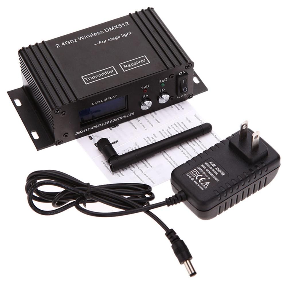 

512 Wireless Controller Receiver Transmitter LCD Display Power Adjustable for Disco DJ Party Stage Bar Light-EU Plug China Mainland