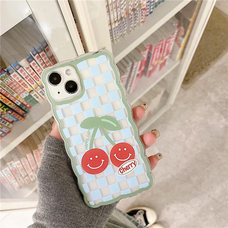 

Zhitai iPhone 15 Pro Case - Big Wave & Chessboard Design iPhone 7 Plus/8 Plus