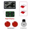 Orologio Universale da Cruscotto per Auto con Display Luminoso - Orologio Quadrato al Quarzo in Lega di Zinco Premium per Interni Auto… Altro