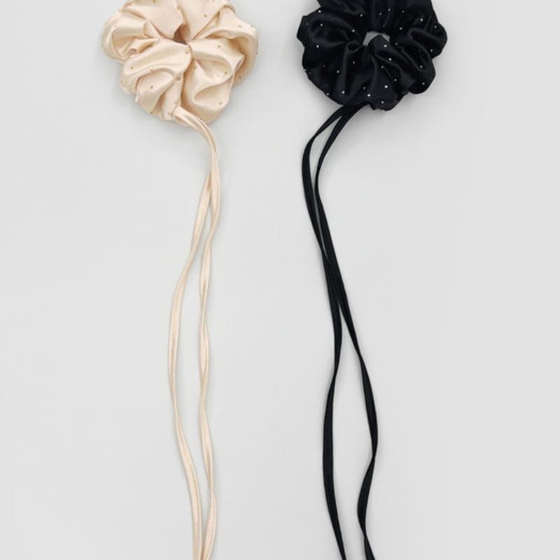 FANTASTIC PLANET String Satin Scrunchie (2colors)
