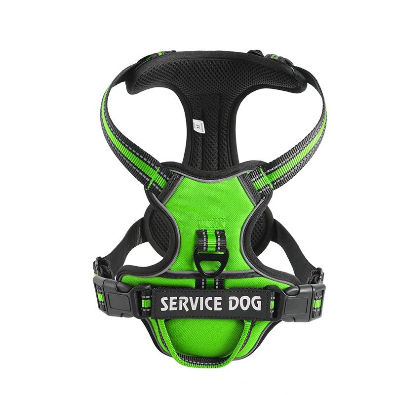 Nylon Hunde Geschirr Weste Reflektierendes Hunde Geschirr Personalisiert Atmungsaktiv Verstellbares Haustier Geschirr Leine Für Kleine Mittlere Große Hunde