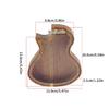 Wood Money Saving Bank Guitar Shape Coin Jar Coin Storage Box Home Decoration Coin Bank Cash Saving Box Easy To Use