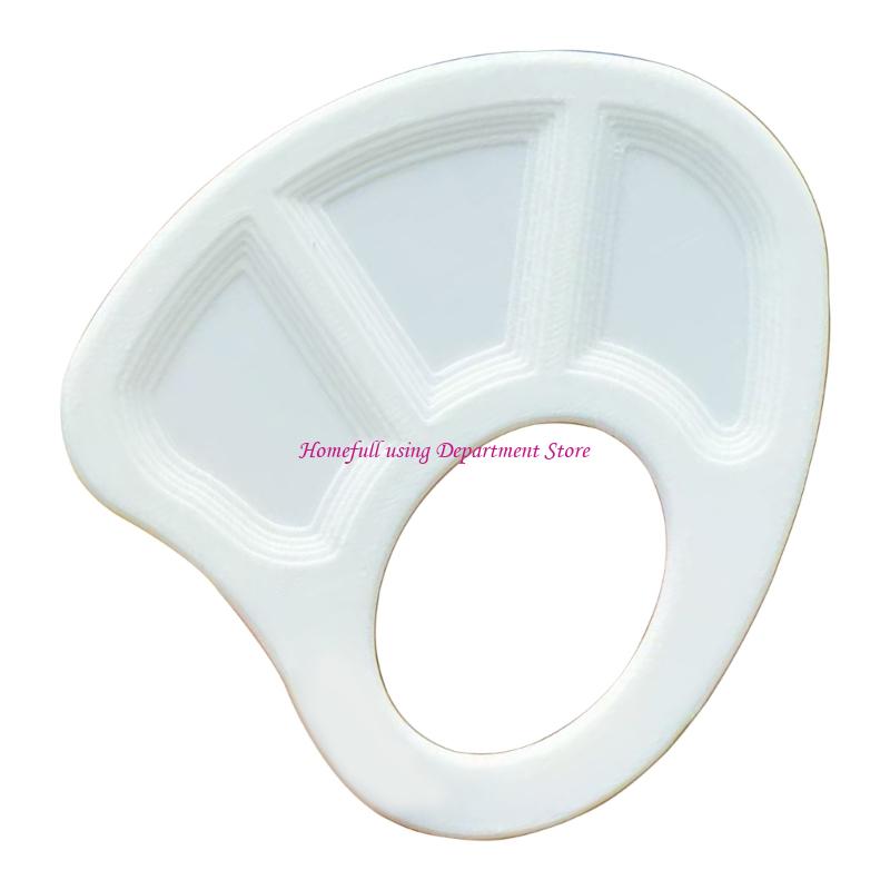 Multifunktionale Miniatur-Malpalette für DIY-Bastelarbeiten mit ergonomischem Daumenloch