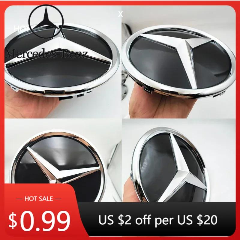 Naklejka na samochód Znak Grillowy Mercedes Benz Logo Gwiazdy Odznaka na Przedni Grill Samochodu Dla W204 W205 X253 W213 W212 W176 W177 W167 W246 W117 Ac