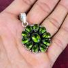 Peridot Pendant Gemstone Jewelry, 925 Solid Sterling Silver Pendant, Handmade Jewelry Birthstone Pendant, Gift For Him