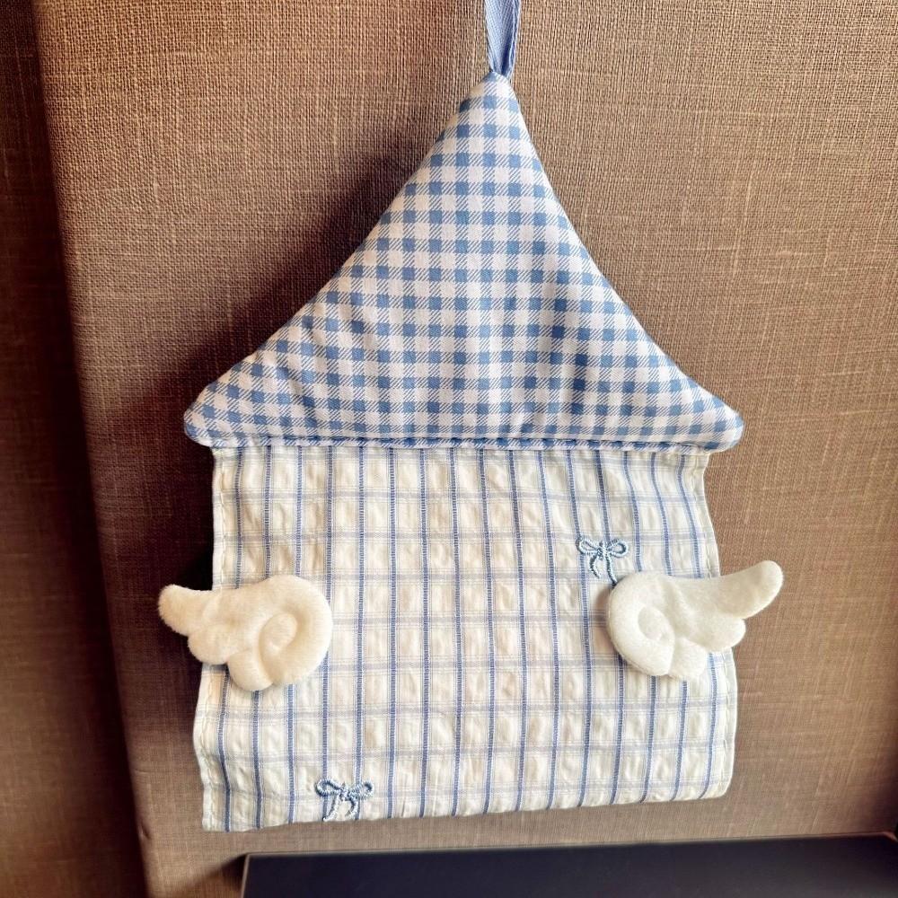 Space Saving Hanging Tissue Holder House Shape Decorative Tissue Bag Tissue Bag Living Room