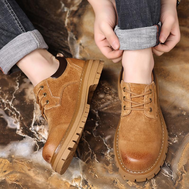 Fashion Men Genuine Leather Casual Shoes Lace-up Oxfords Men Comfortable Flats Mens Outdoor Oxfords Shoe Men Zapatos Hombre