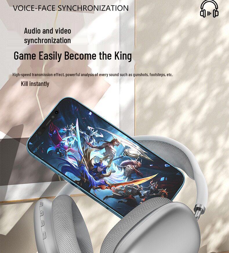 P9 Pro Max Bluetooth-Headset: Over-Ear, Lange Akkulaufzeit, Kabellose Verbindung, Bestseller.