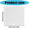 Soft Felt Fabric Sheets for Sewing and DIY Crafts, White 10 Piece 28.5X29CM Squares for Applique, Decorative Patching, and Handmade Projects