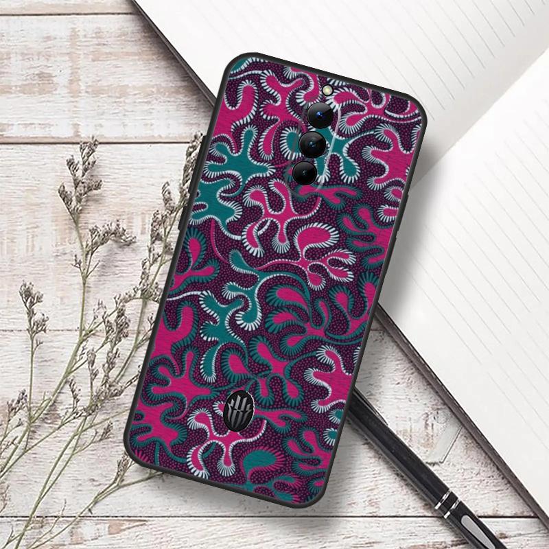 African Fabric Print Case For ZTE Nubia RedMagic 6 7 6S 7S Pro 5G RedMagic 11 8 8S 9 9S 10S Pro Plus 10 Air Cover