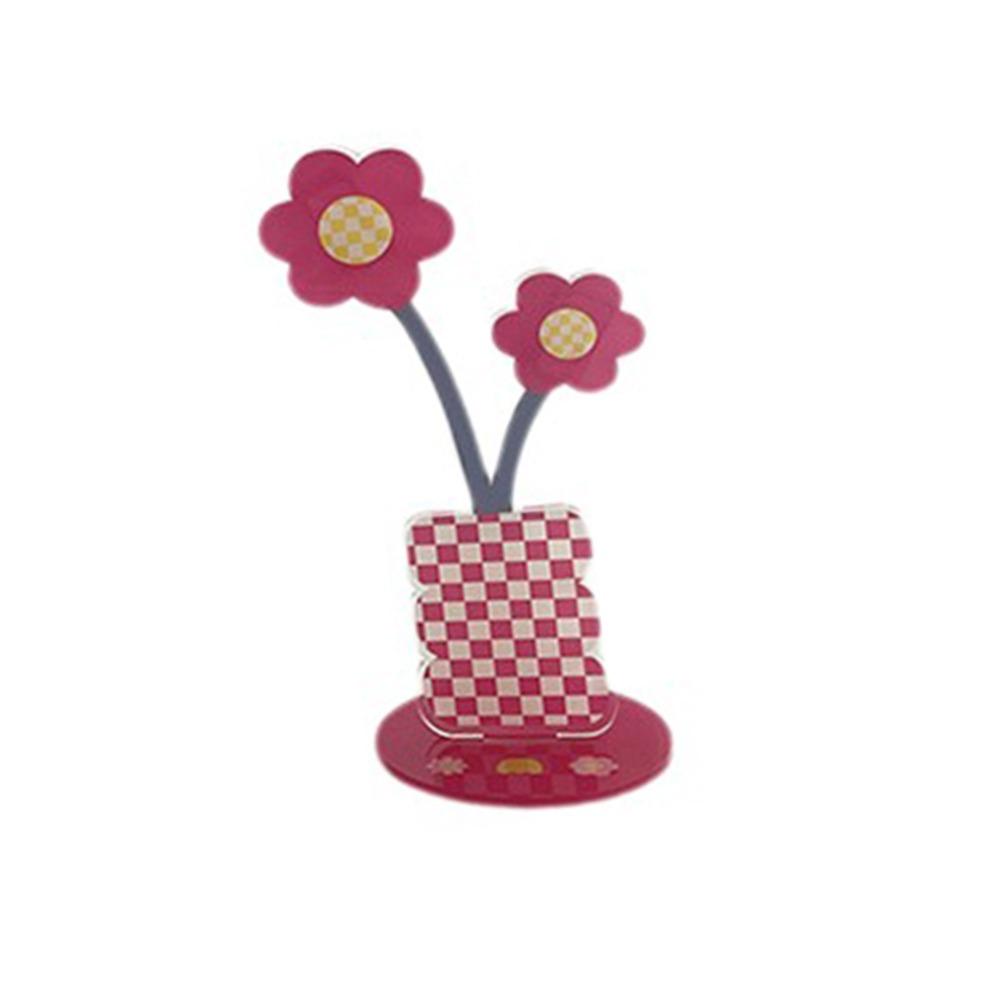 

Cute Cartoon Acrylic Memo Clip Flower Shape Cartoon Note Holder Photo Display Stand School Use Style 1