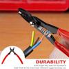 Professional 7Inch Electrical Wire Stripper With Stripping Crimping Cutting Splicing Function Heavy Duty Ergonomic Grip