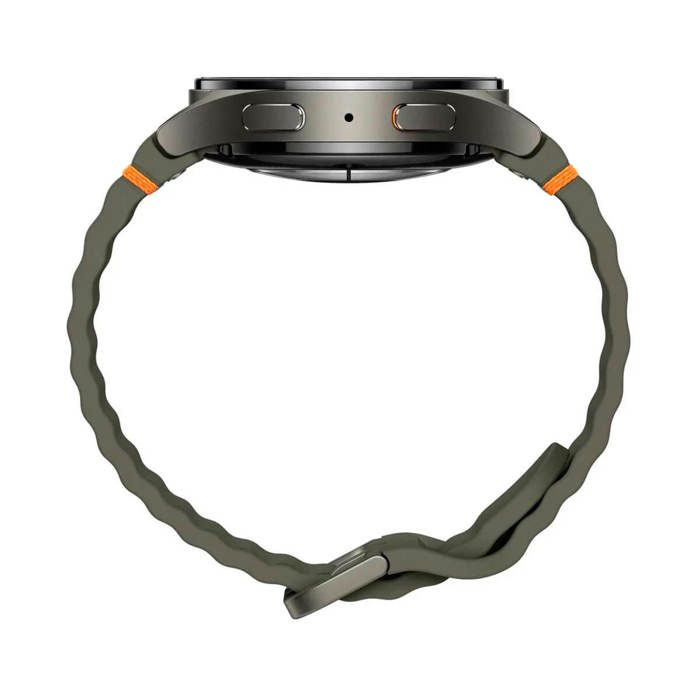 Montre intelligente avec cadran rond de 44 mm Samsung Galaxy Watch7 en vert avec écran tactile de 1,47", connectivité, WiFi 5, NFC