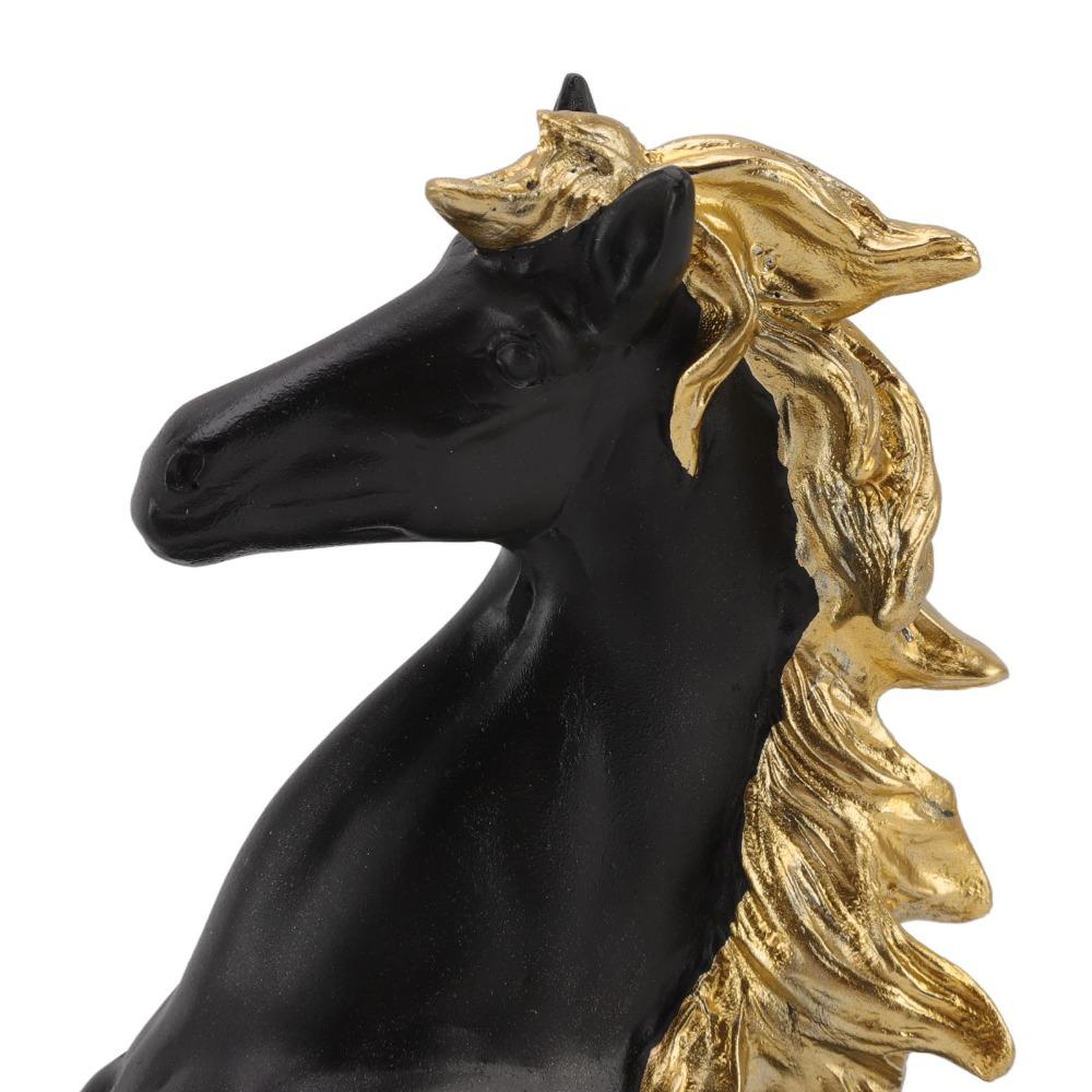 Desktop Standing Horse Figurine Resin Standing Horse Statue Standing Horse Decoration  Home