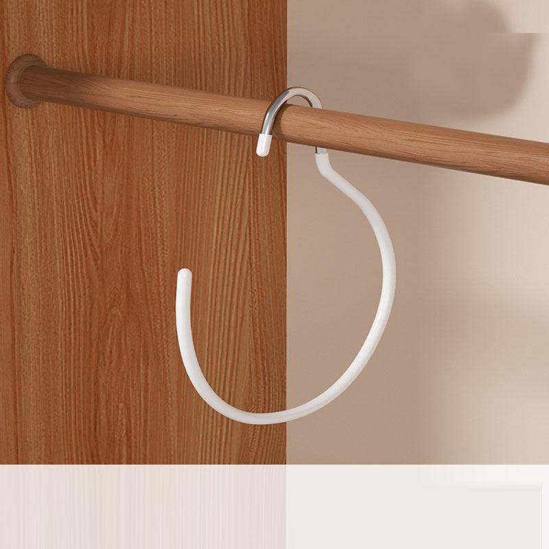 Multi-Functional Space-Saving Hat Scarf Hanger Non Slip Round Scarf Holder Belt Scarf Ring Hanging Hook Versatile Closet Hanger