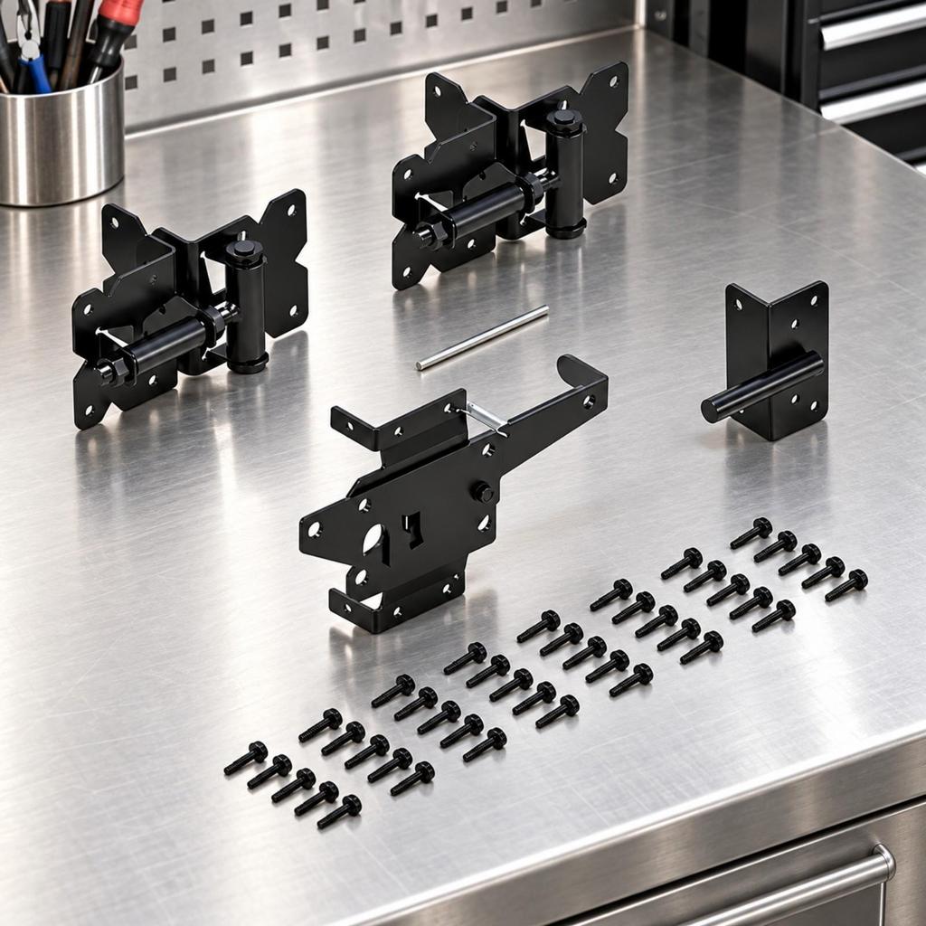 Gate Hardware Powder-Coated for Residential Fencing, Fence Installers