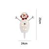Snowman Inserted 2d Led Lights For Christmas Decor For Courtyard Parties Terrace