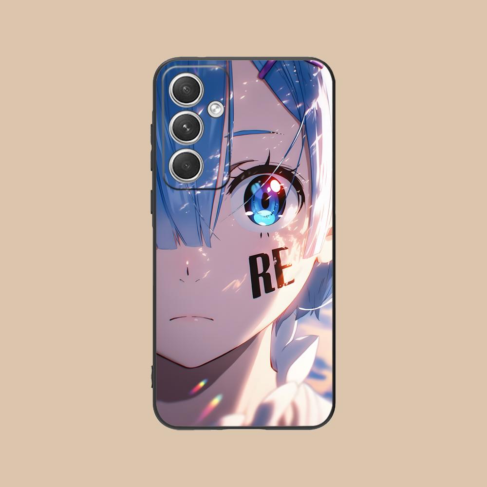 ReZero Rem Waifu Mobile Phone Case for Samsung Galaxy S26 S25 S24 S23 S22 S21 S20 Note20 Plus FE Ultra Colorful Cover Cellphones